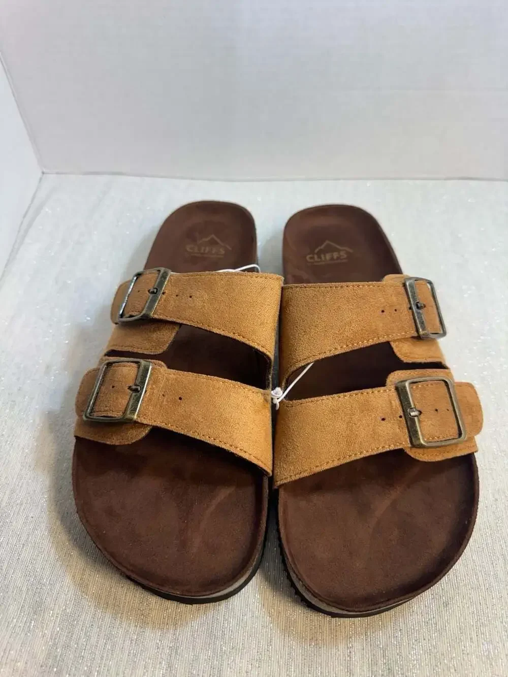 Cliffs by White Mountain Pandora Two-Strap Footbed Sandals Size 10
